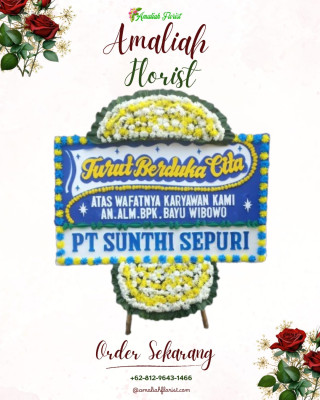 Papan Bunga Duka di Labuhan Haji Barat