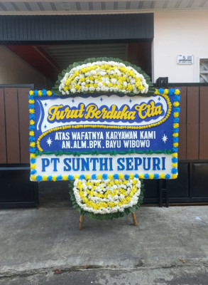 Papan Bunga Duka di Labuhan Haji Barat