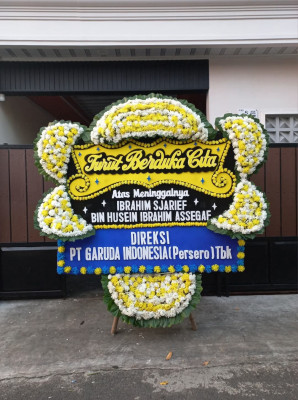 Papan Bunga Duka di Labuhan Haji Barat
