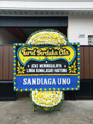 Papan Bunga Duka di Labuhan Haji Barat